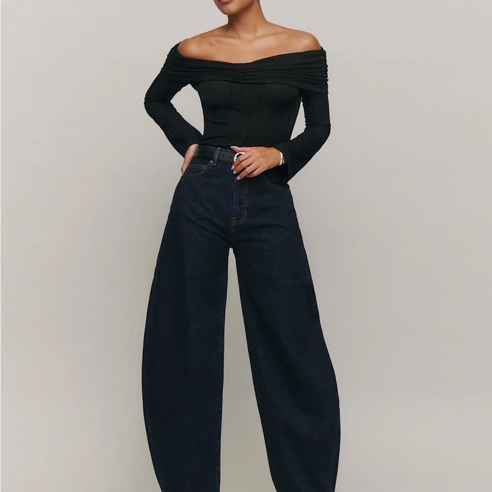 Reformation Ollie High Rise Barrel Jeans (NWOT)